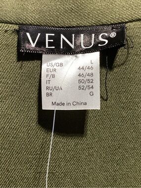 VENUS Olive Green Knit Dress with Brand Tag
